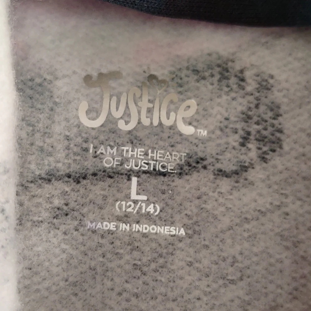 NWT Justice LG(12/14) Tie Dye Cropped Hoodie